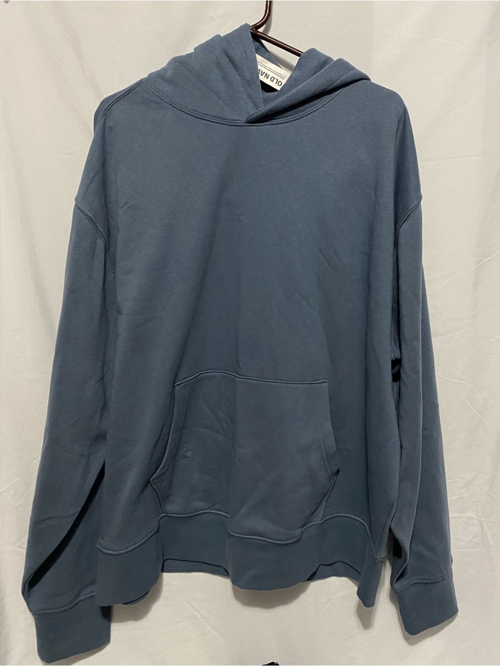 Old Navy Men's Blue Hooded Pullover Sweatshirt